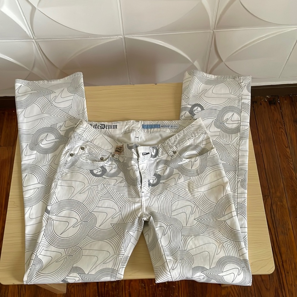 Azzure Black and White Jeans